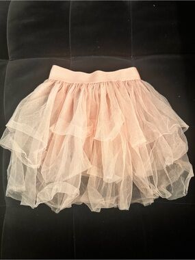 Light Pink Layered Tulle Skirt